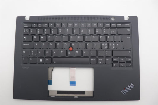 Lenovo ThinkPad T14s Gen 2 Keyboard Palmrest Top Cover Nordic Black 5M11F24624