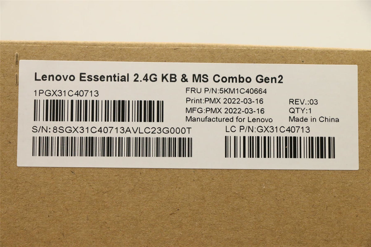 Lenovo Latin American Spanish Keyboard 5KM1C40664
