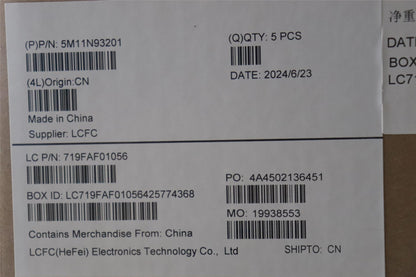 Lenovo MECH_ASM BL KB BK WW NOR PMX 5M11N93202