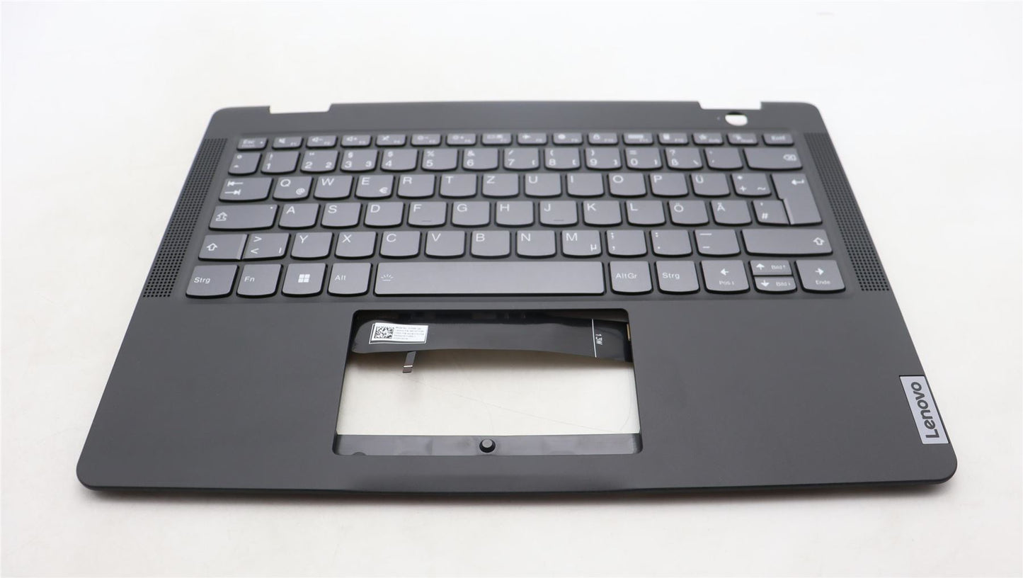 Lenovo 13w Gen 2 13w Keyboard Palmrest Top Cover German Black 5M11F26494