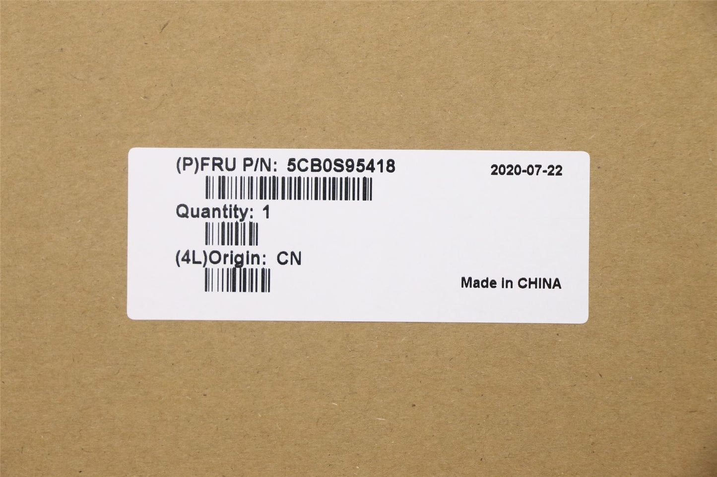Lenovo FRU COVER D_COVER_WWAN_HC_SUB_ASSY 5CB0S95418