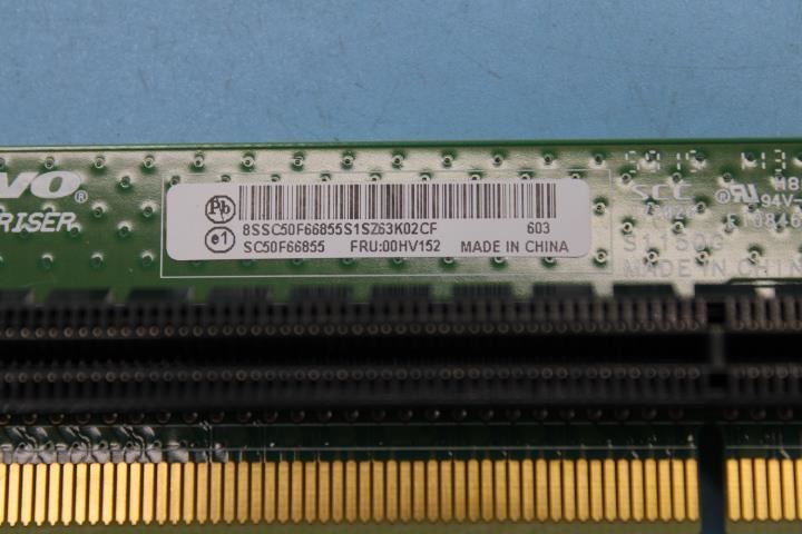 Lenovo x 16 card rear Riser PCIe PCI Board 00HV152