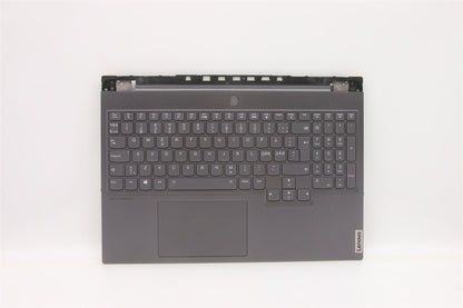Lenovo 7 16ITHg6 Palmrest Cover Touchpad Keyboard Nordic Grey 5CB1D05129