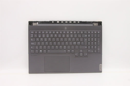 Lenovo 7 16ITHg6 Palmrest Cover Touchpad Keyboard Nordic Grey 5CB1D05129