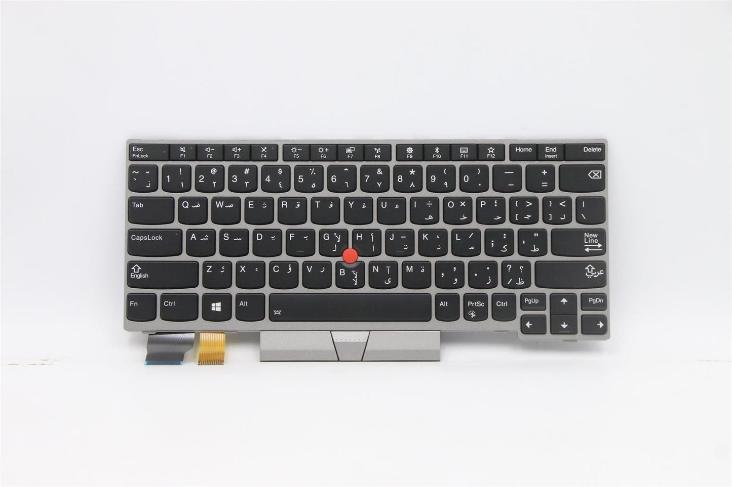 Lenovo ThinkPad L13 s Keyboard Arabic Silver Backlit 01YP845