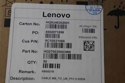 Lenovo MB_TO_UB_FFC H 83DS 5C10S31066