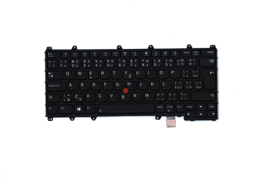 Lenovo Yoga X380 Keyboard Czech Black Backlit 01YN976