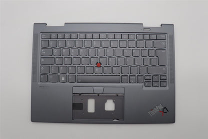 Lenovo Yoga X1 6th Keyboard Palmrest Top Cover Italian Grey 5M11C41004