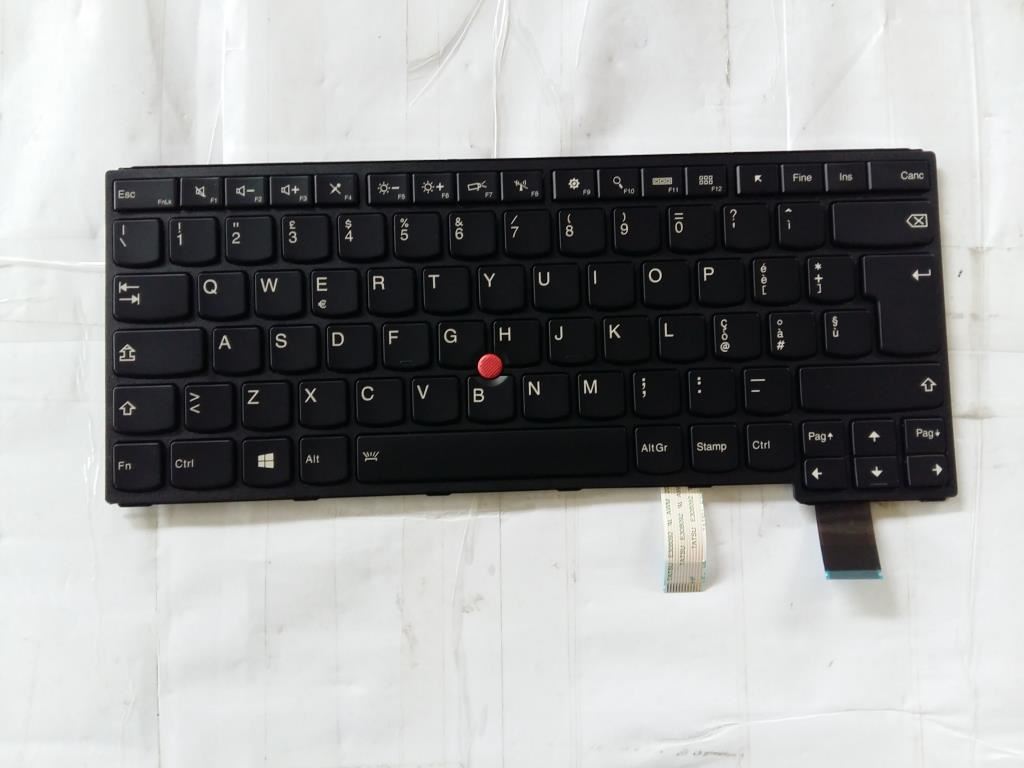Genuine Lenovo ThinkPad P40 Yoga Yoga 460 Keyboard Italian Black Backlit 00UR217