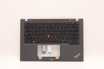 Lenovo ThinkPad T14s Gen 2 Keyboard Palmrest Top Cover Hebrew Black 5M11A37609