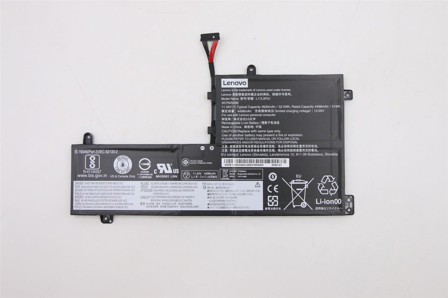 Lenovo Legion Y540-17IRH-PG0 Akku 11,25 V 52,5 W 5B10W69449