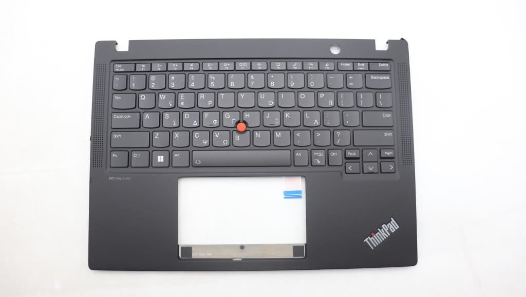 Lenovo ThinkPad X13 Gen 4 Keyboard Palmrest Top Cover Greek Black 5M11L86175