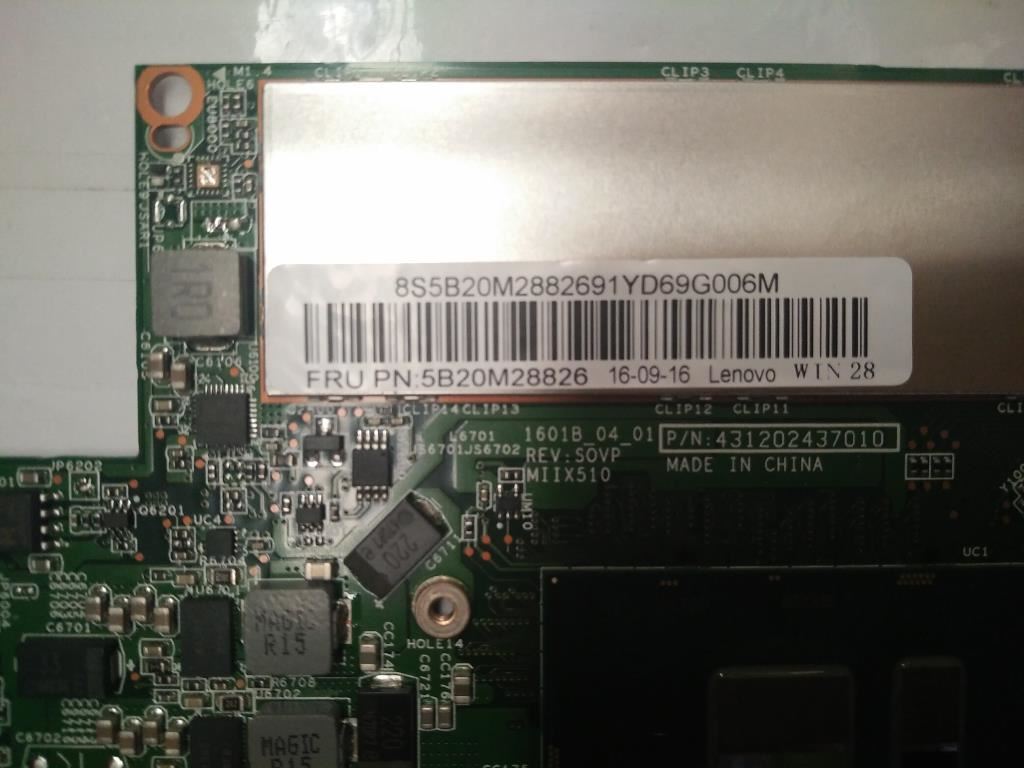 Lenovo 5B20M28826 MB 3N80U1 I36100WIN 4G TPM