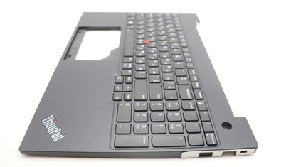 Lenovo ThinkPad E16 Gen 1 Keyboard Palmrest Top Cover Ukrainian Black 5M11L65423