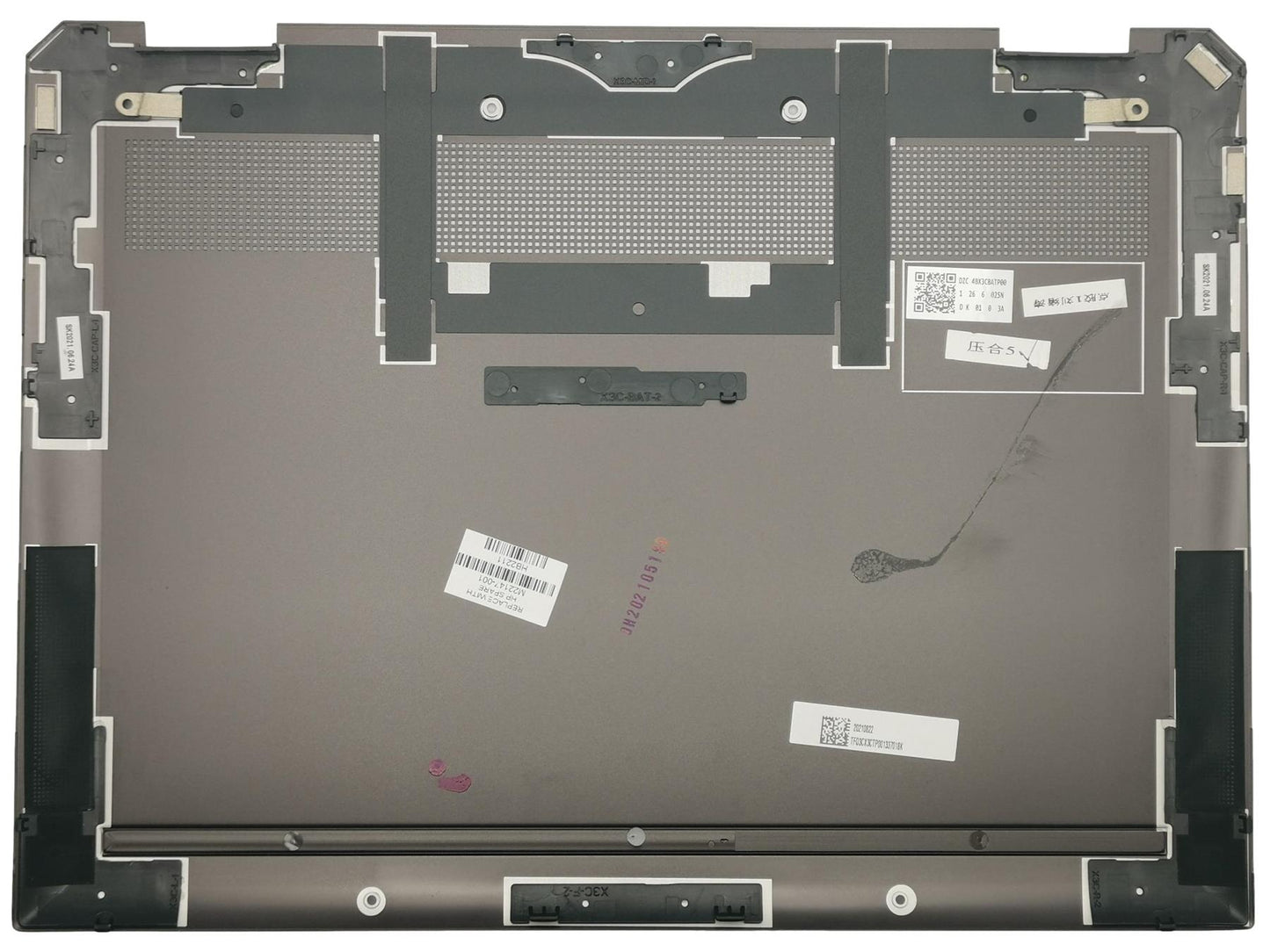 HP Spectre 14-EA Bottom Base Rear Housing Case Cover Chassis Black M22147-001