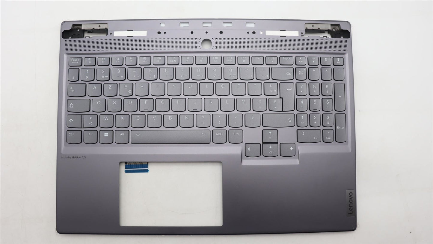 Lenovo Legion S7 16IRH8 Keyboard Palmrest Top Cover French Silver 5CB1L68007