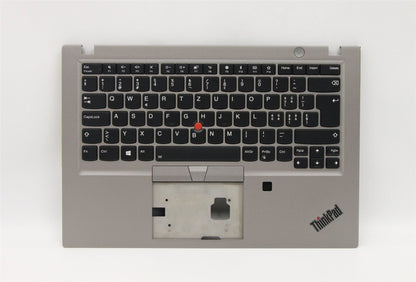 Lenovo ThinkPad T490s Keyboard Palmrest Top Cover Swiss Black Backlit 02HM374