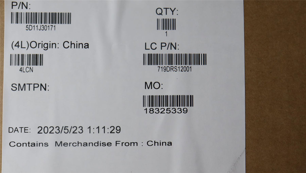 Lenovo FRU SDC ATNA40YK08 14.0 WQX+ 5D11J30171
