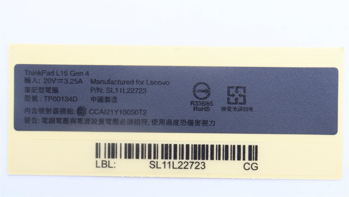 Lenovo LABEL FRU Label GEO KIT Talos 2.0 5L11H70965
