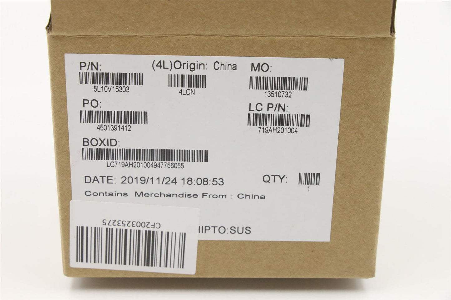 Lenovo Skids FRU GEO LABEL,Silver 5L10V15303