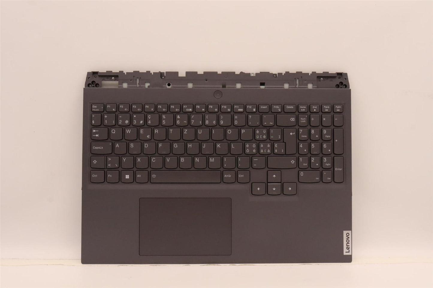 Lenovo 5 16ARH7H Palmrest Cover Touchpad Keyboard Switzerland Backlit 5CB1H71024