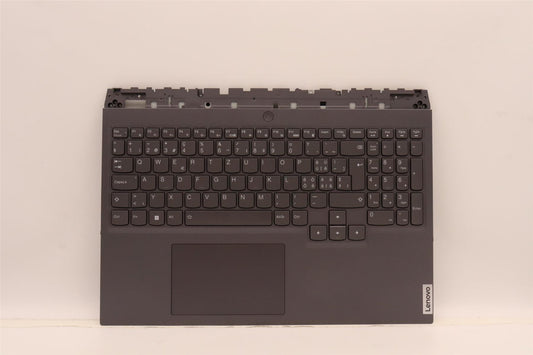 Lenovo 5 16ARH7H Palmrest Cover Touchpad Keyboard Switzerland Backlit 5CB1H71024