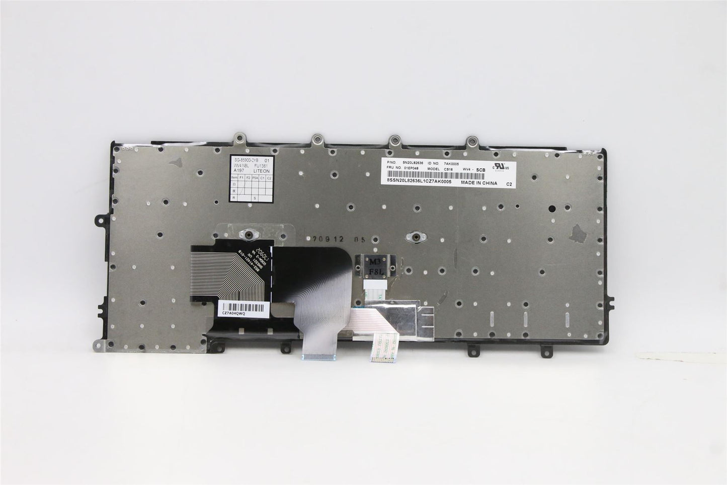 Lenovo ThinkPad X270 A275 Keyboard Slovenian Black 01EP048