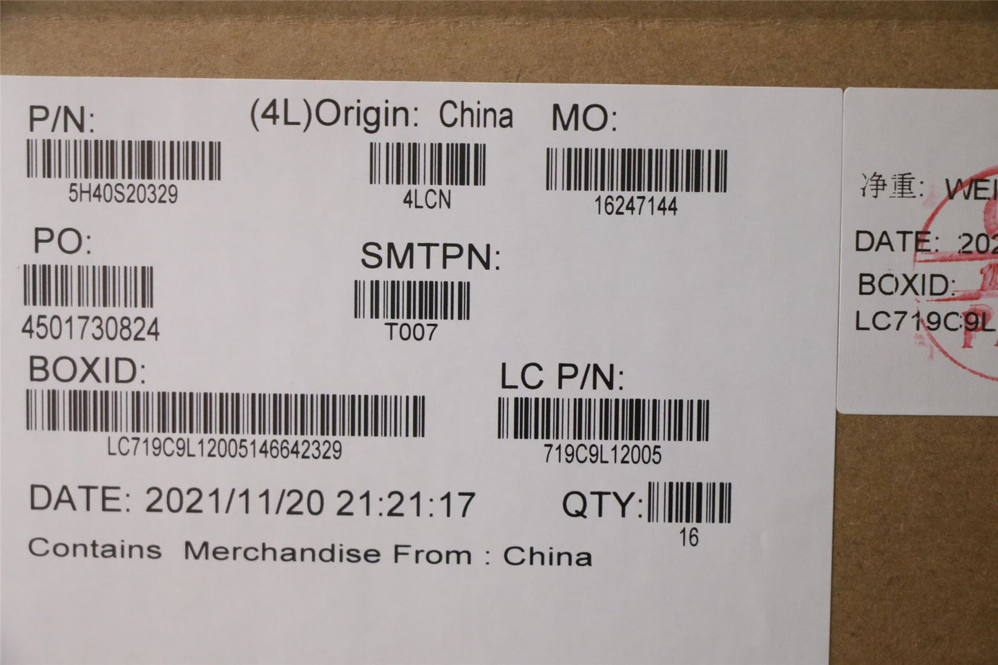 Lenovo Legion 5-15ITH6H Lüfterkühlkörper 5H40S20329