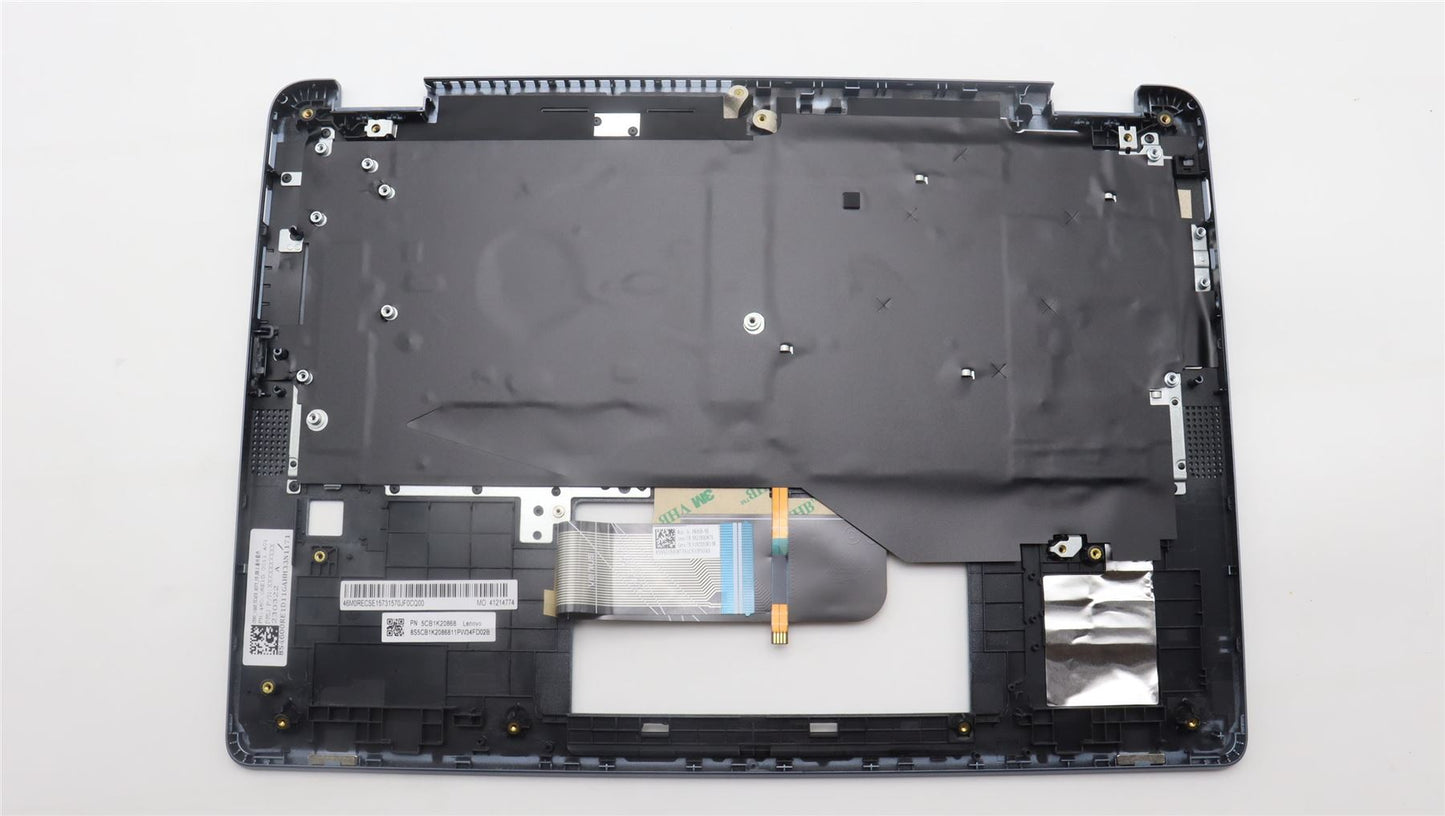 Lenovo IdeaPad 5 14ABR8 Keyboard Palmrest Top Cover Nordic Silver 5CB1K20868