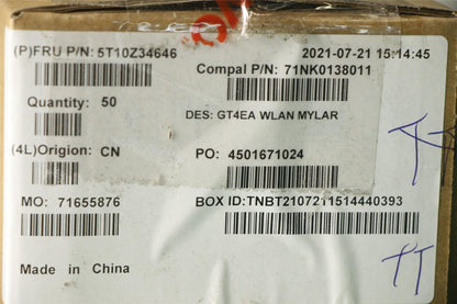 Lenovo 5T10Z34646 FRU TAPE WLAN mylar