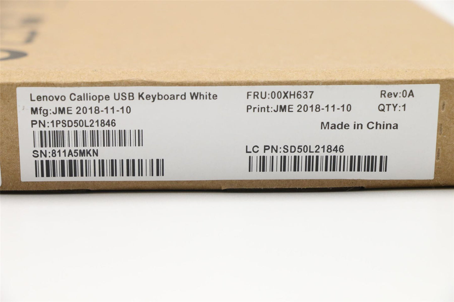 Lenovo IdeaCentre 510-22ISH 510-22ASR 510-23ISH USB Wired Keyboard US 00XH637
