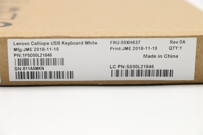 Lenovo IdeaCentre 510-22ISH 510-22ASR 510-23ISH USB Wired Keyboard US 00XH637