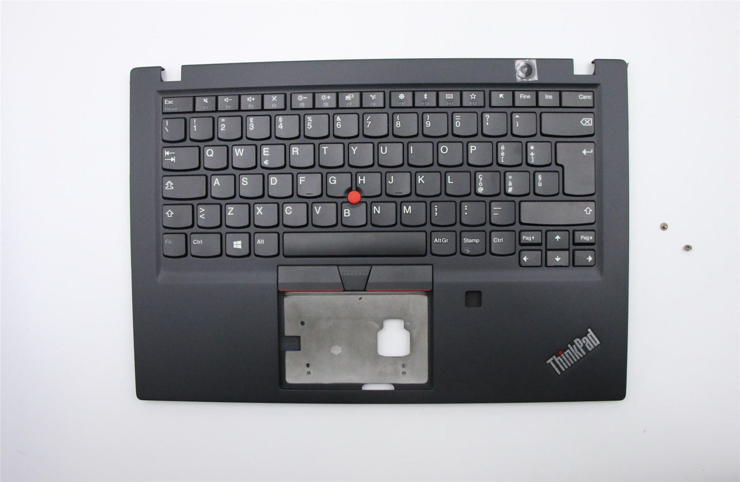 Lenovo ThinkPad T490s Keyboard Palmrest Top Cover Italian Black 02HM435