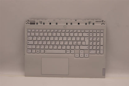 Lenovo 5 16IAH7H Palmrest Cover Touchpad Keyboard Italian Storm Grey 5CB1F38567