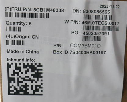 Lenovo COVER Upper Case ASM_HUN W21KJ AGBL 5CB1M48338