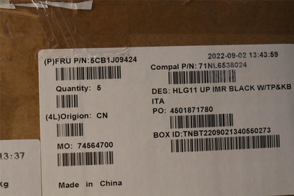 Lenovo IdeaPad 3 16IAH7 Palmrest Cover Touchpad Keyboard Italian 5CB1J09424