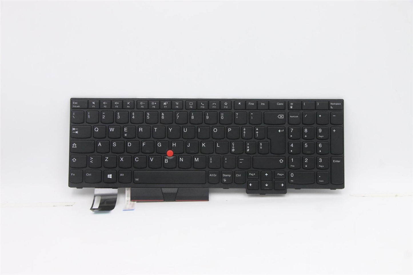 Lenovo ThinkPad P15s 1 P15s 2 T15 2 T15 Keyboard Italian Black 5N20V78923