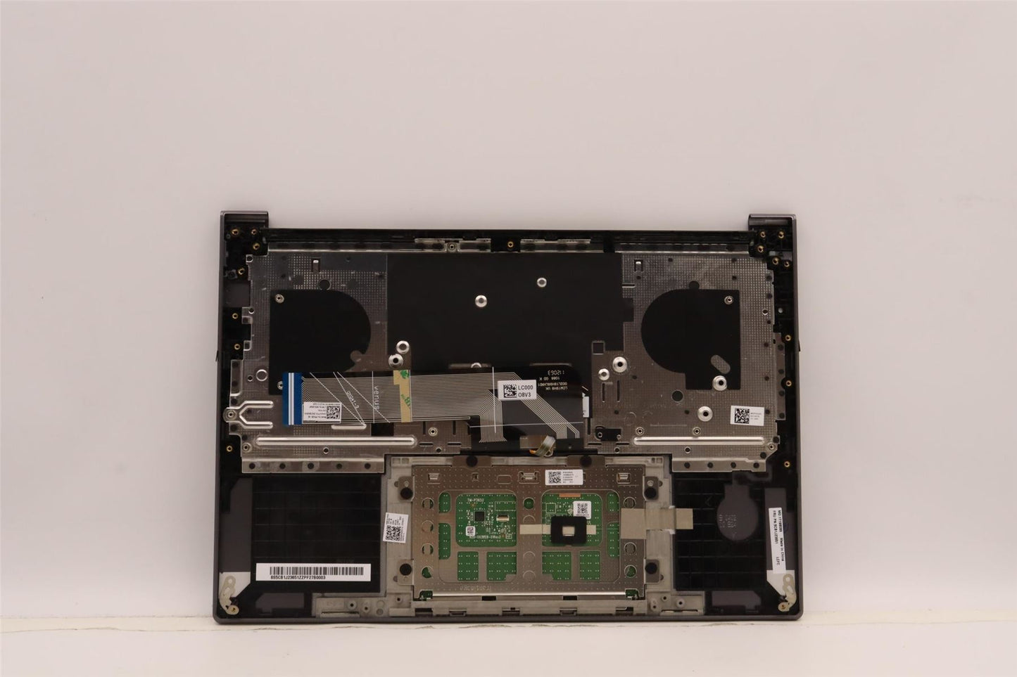 Lenovo Yoga 7 14IAH7 Palmrest Cover Touchpad Keyboard German Black 5CB1J23651