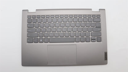Lenovo Yoga 14s G3 IRU Palmrest Cover Touchpad Keyboard US Silver 5CB1L43725