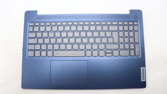 Lenovo IdeaPad 3 15IAN8 Palmrest Cover Touchpad Keyboard Abyss Blue 5CB1K91111
