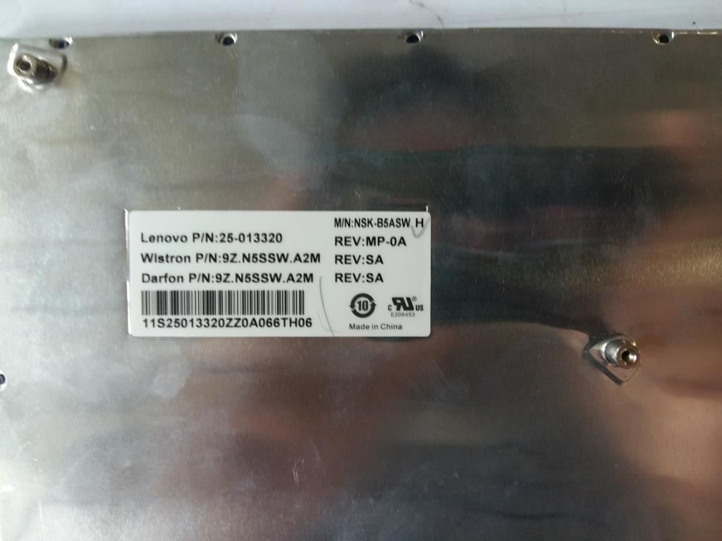 Lenovo DF T4TQ FREN 102KEY BLACKF KBD Keyboard 25013320