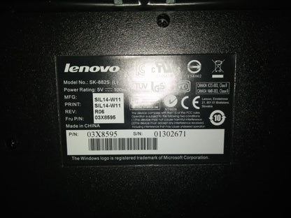 Lenovo Belgium/UK UK English Keyboard 03X8595