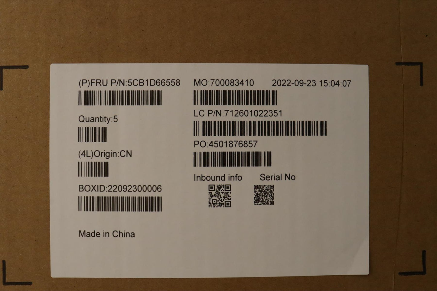 Lenovo IdeaPad 5G 14Q8X05 Palmrest Cover Touchpad Keyboard Silver 5CB1D66558