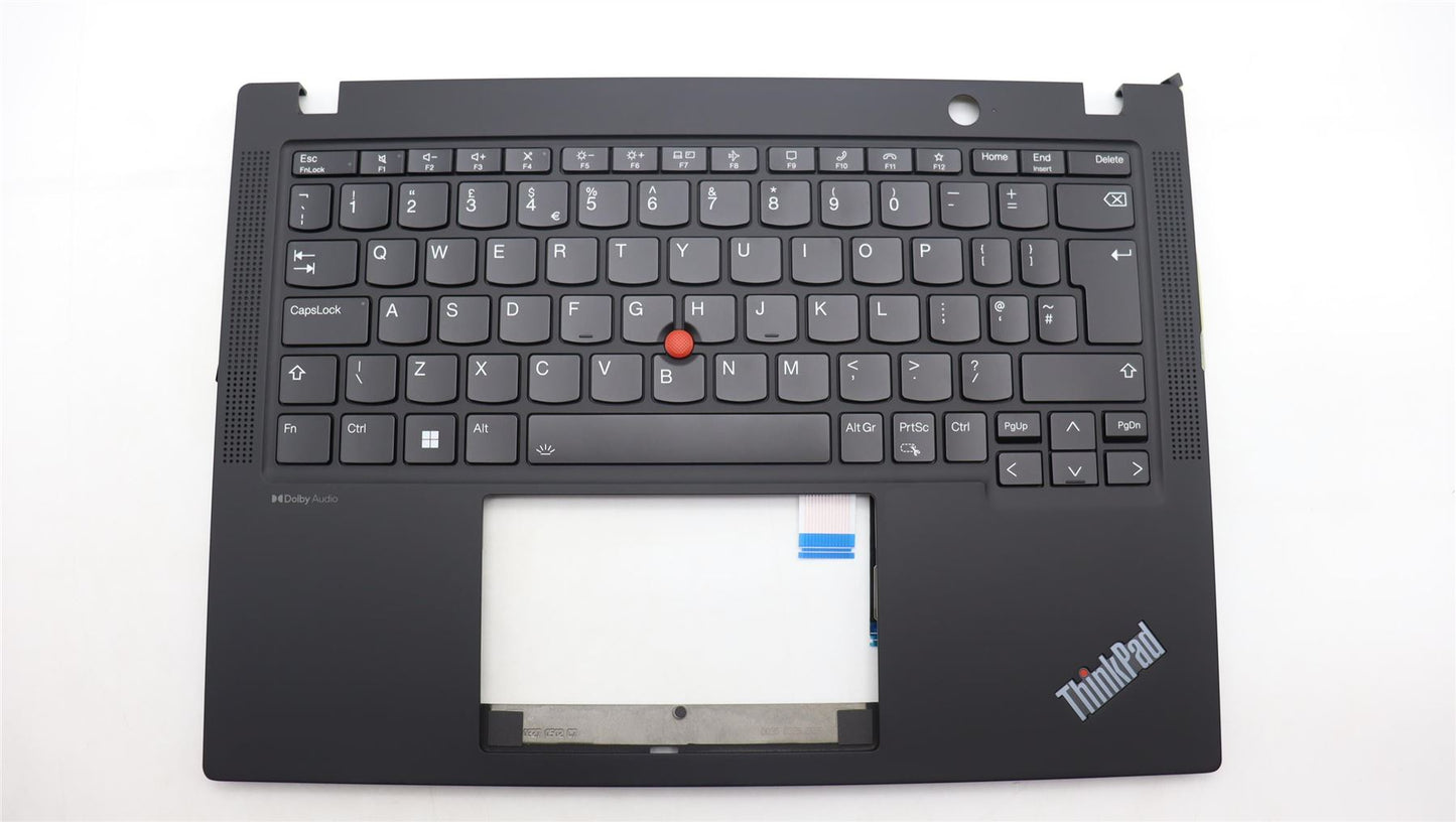 Lenovo ThinkPad X13 Gen 4 Palmrest Cover Keyboard UK Europe Black 5M11H94462