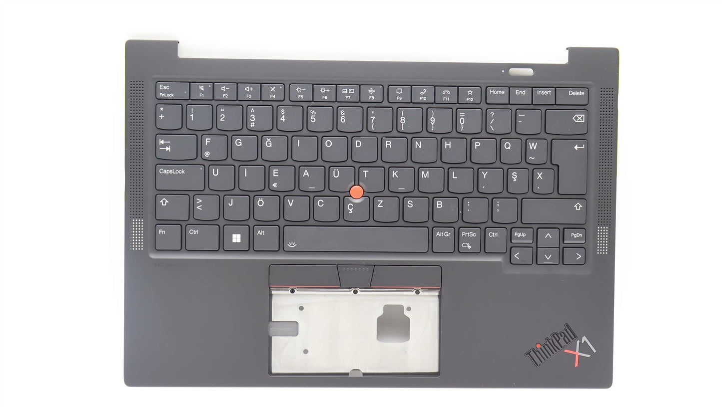 Lenovo ThinkPad X1 10th Gen Keyboard Palmrest Top Cover Turkish 5M11H44190