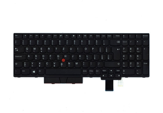 Lenovo ThinkPad P51s T570 Keyboard Czech Black 01EN952