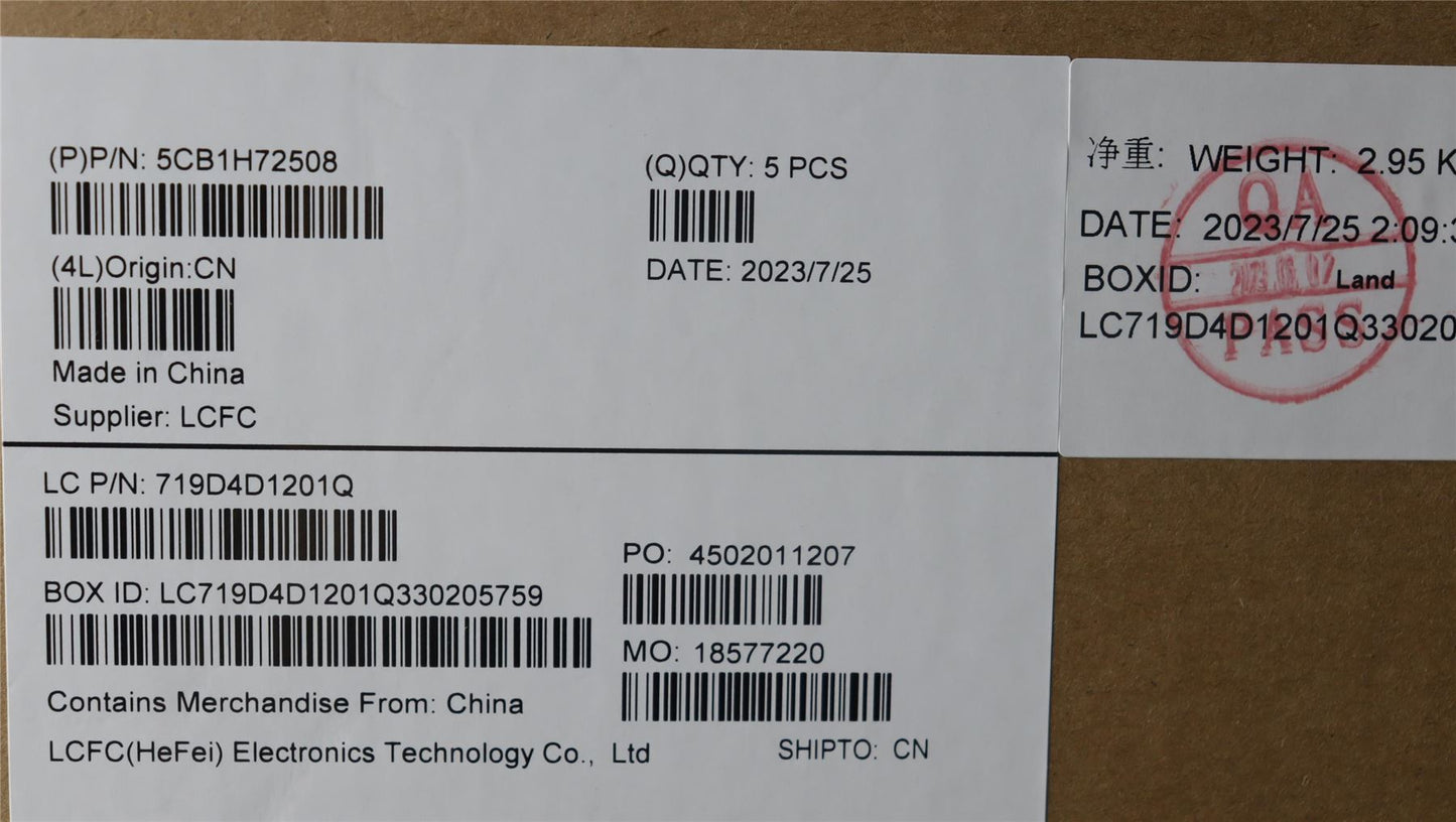 Lenovo Upper Case ASM_BEL L82RM AB_NFP_BL 5CB1H72508