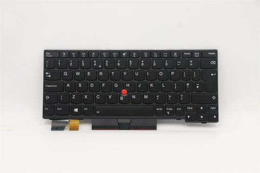 Lenovo ThinkPad L13 2 X13 Keyboard Ukrainian Black Backlit 5N20V43205