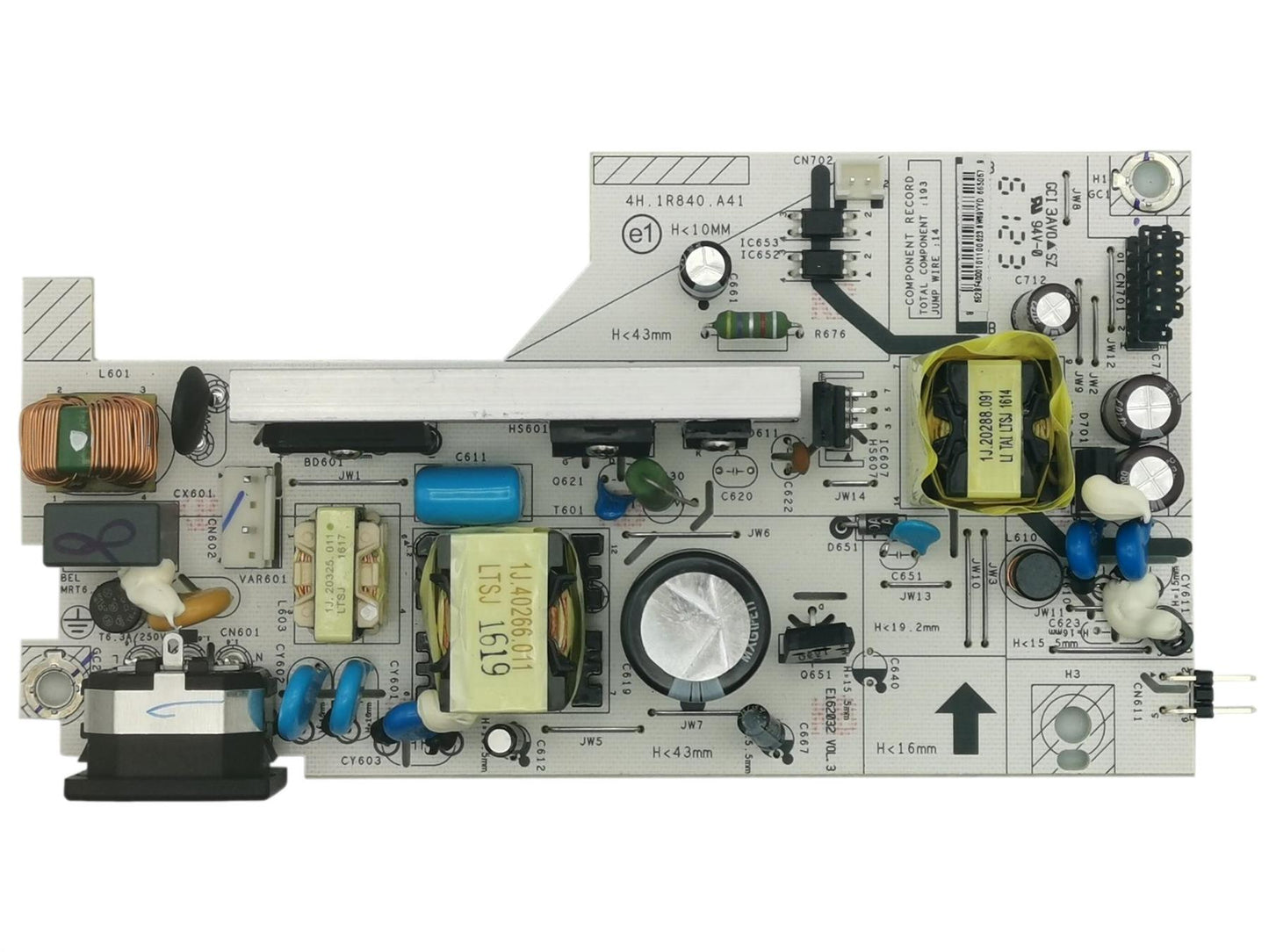 Acer Projector P1173 P1500 X1173 X1173A X1273 X1373WH Power Board 55.JH5J3.002