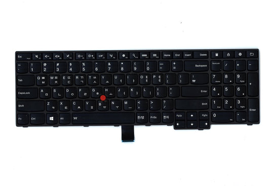 Genuine Lenovo ThinkPad E560p Keyboard Korean Black Backlit 00UR660 00UR623